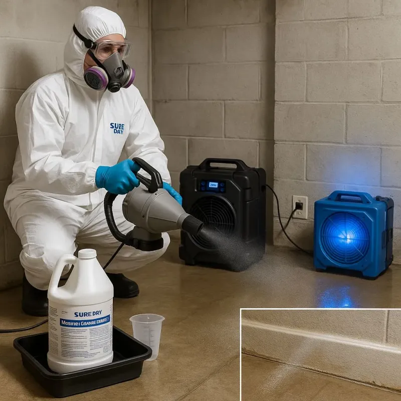 Sanitization and Odor Removal process in Wickliffe, OH